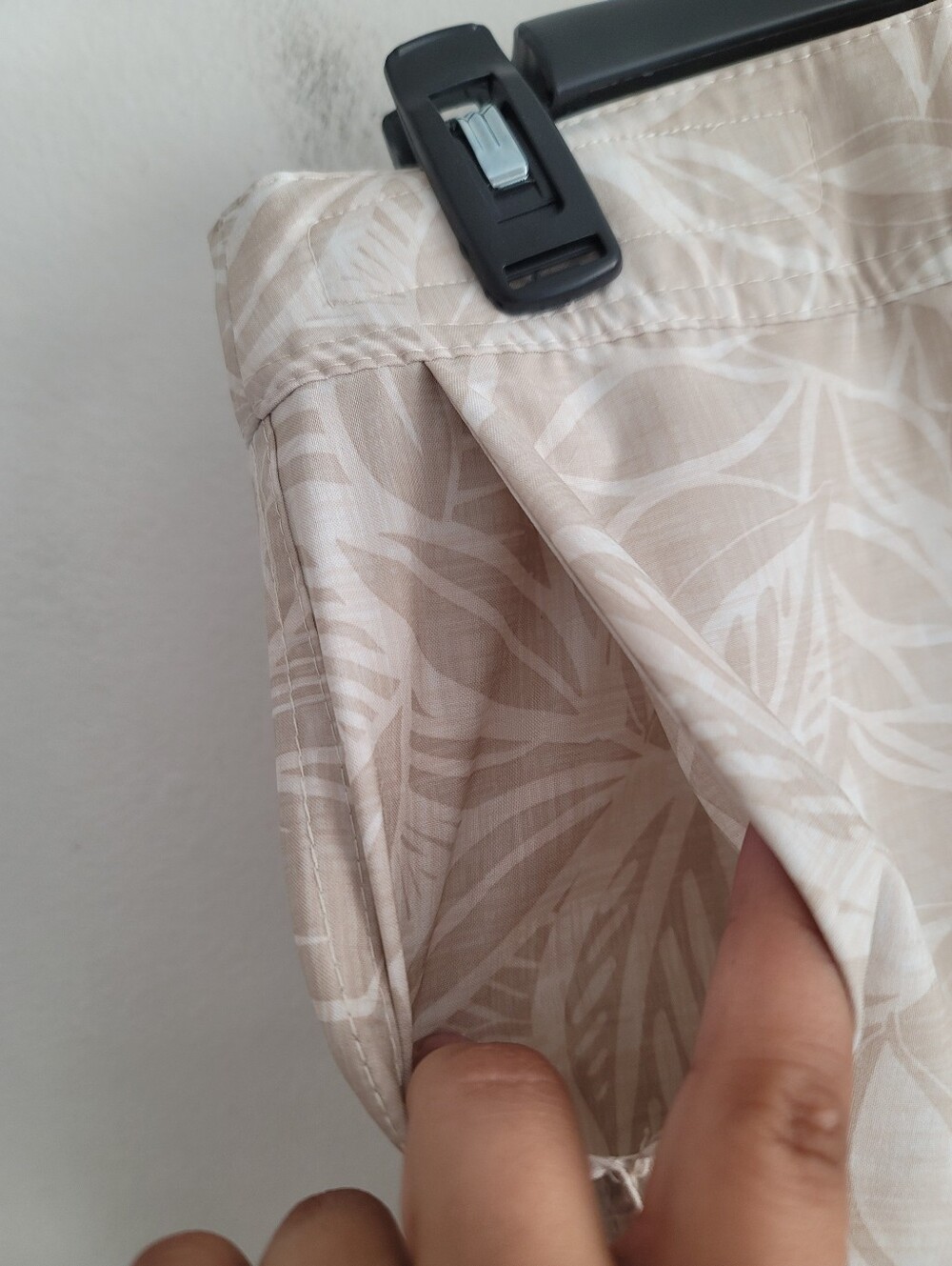 Rip Skirt Hawaii Length 3 Nice Shins Neutral Floral Pocket Wrap Tropical Small - Picture 5 of 8